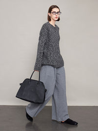 Velvet Thick Wide Draped Pants_BDHL6609