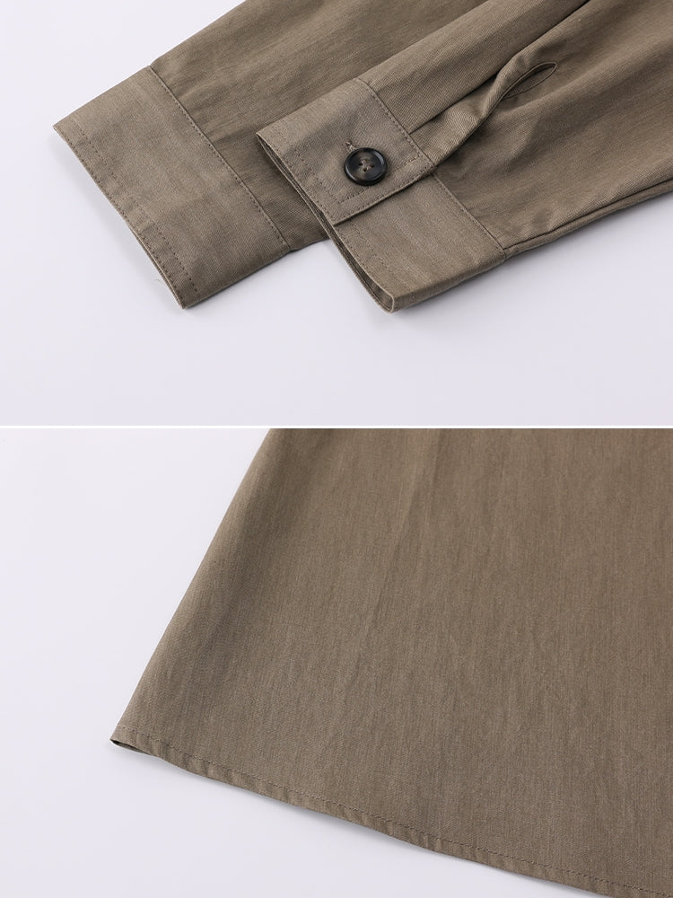 Waist-Belt Shirt Dress_BDHL7712