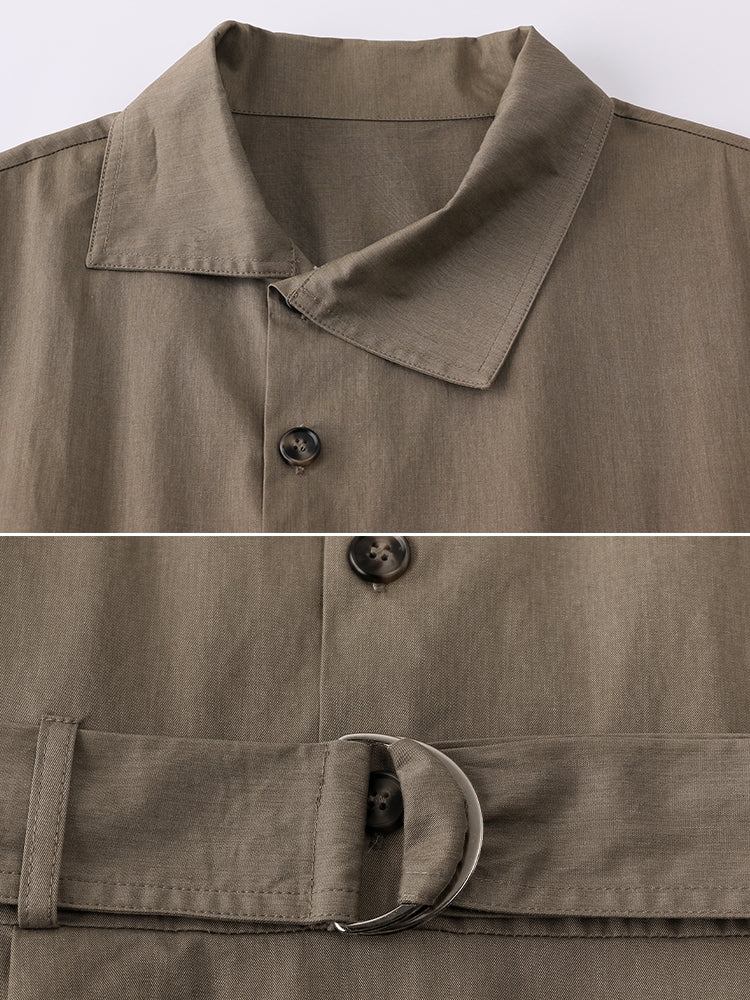 Waist-Belt Shirt Dress_BDHL7712