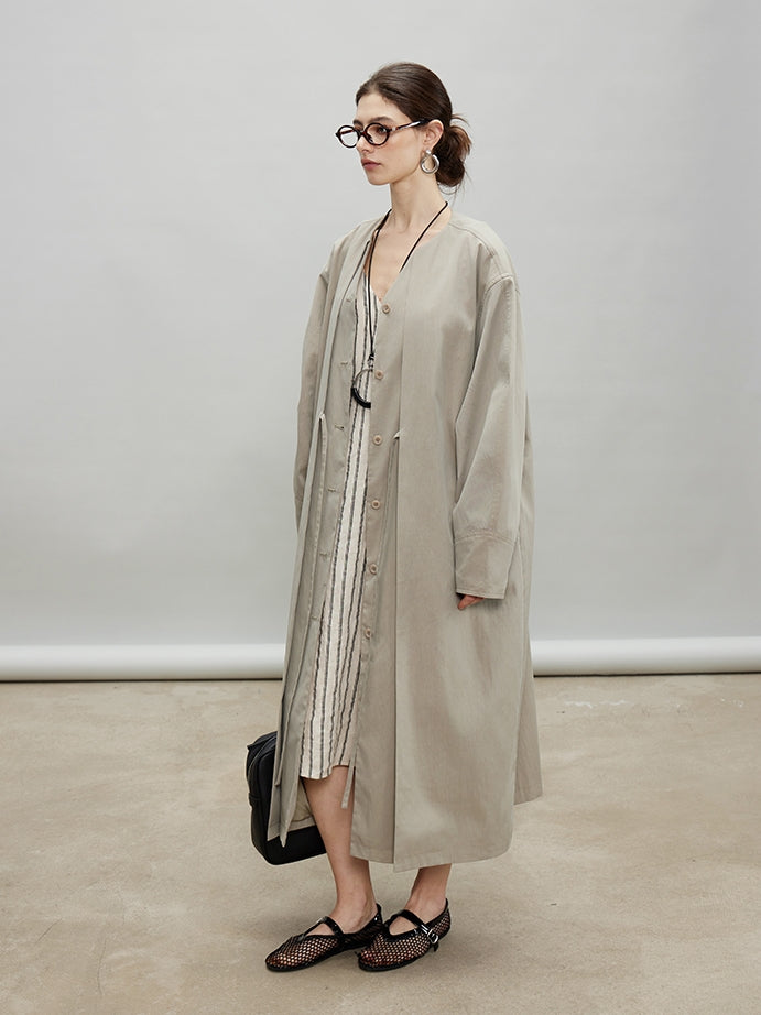 Fake Two-Piece Mid-Length Jacket_BDHL7188