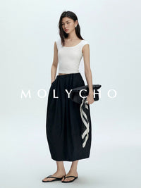Flower Bad Long Skirt_BDHL7386