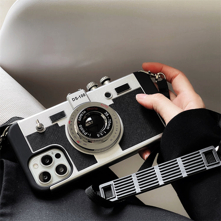 Retro Camera Look Soft Case with Strap_HL3262