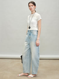 Reverse Stitch Slim Tops_BDHL7286