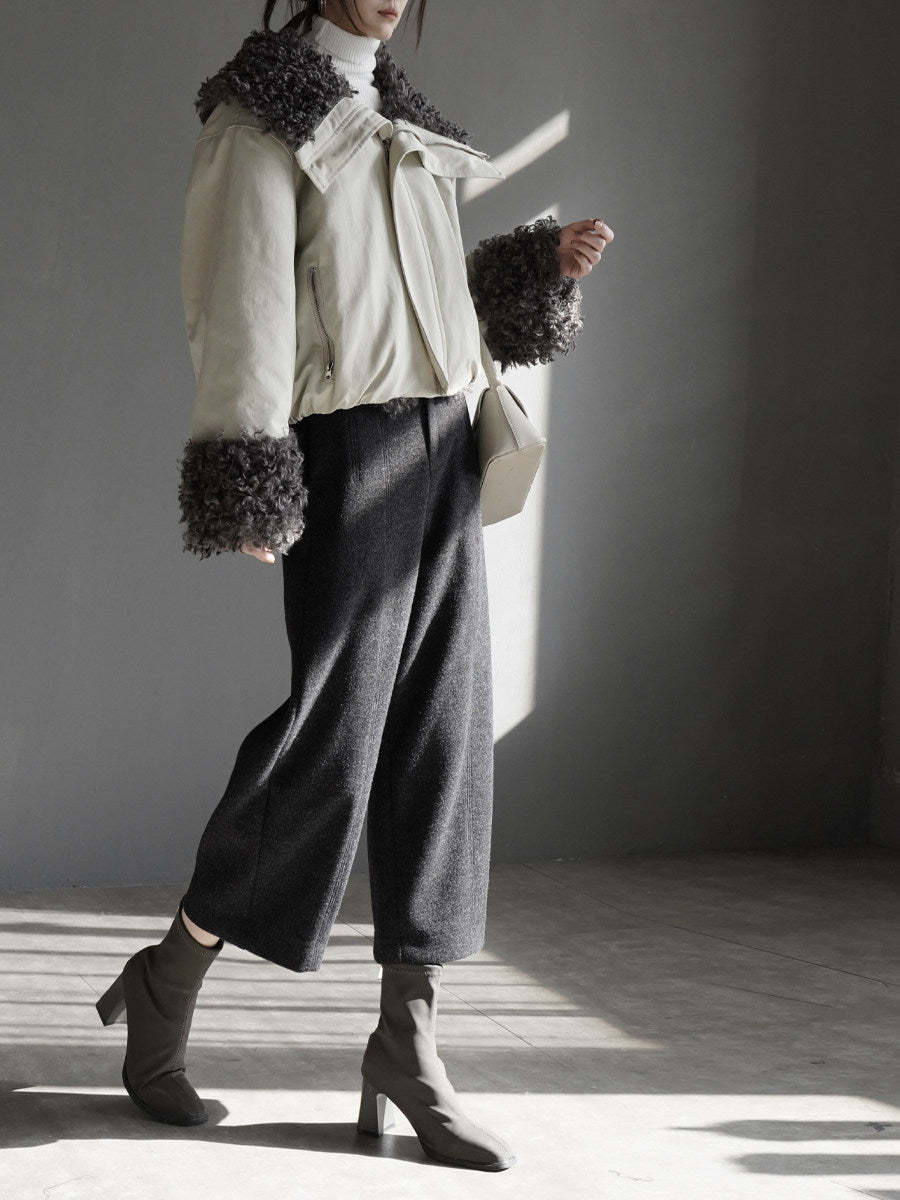 七分喇叭褲_BDHL8065