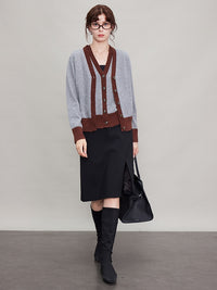 Contrast Colour Vest Or Cardigan_BDHL6632