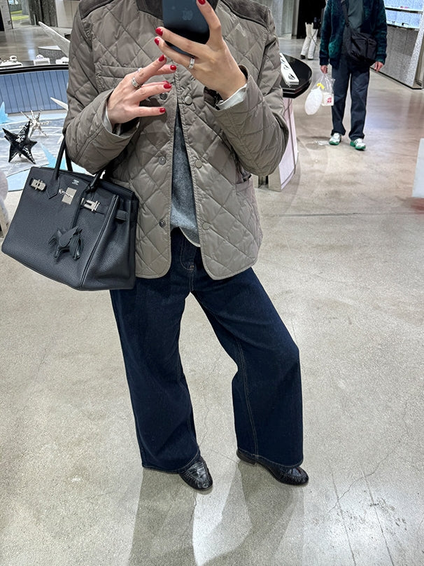 Diamond-Quilted Down Jacket_BDHL8051