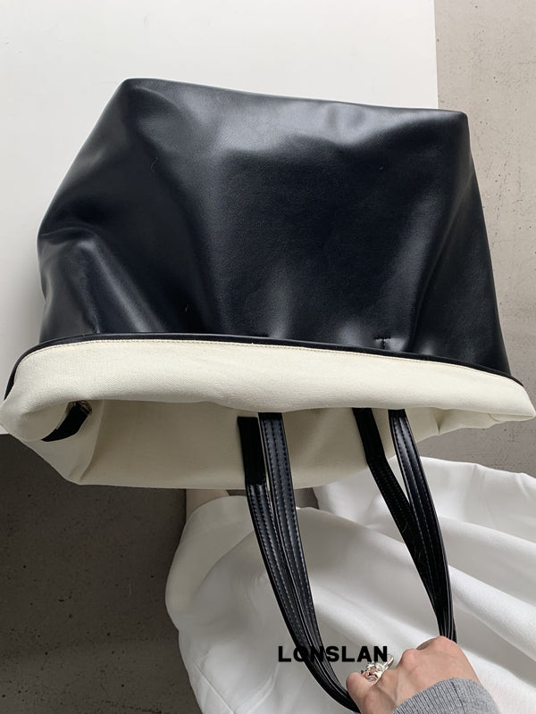 Large-Capacity Reversible Underarm Bag_BDHL8017