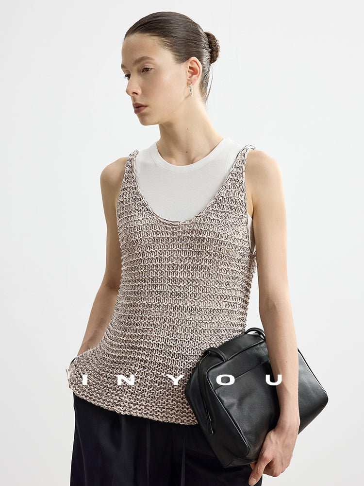 Layered Hollow Suspender Vest_BDHL7592