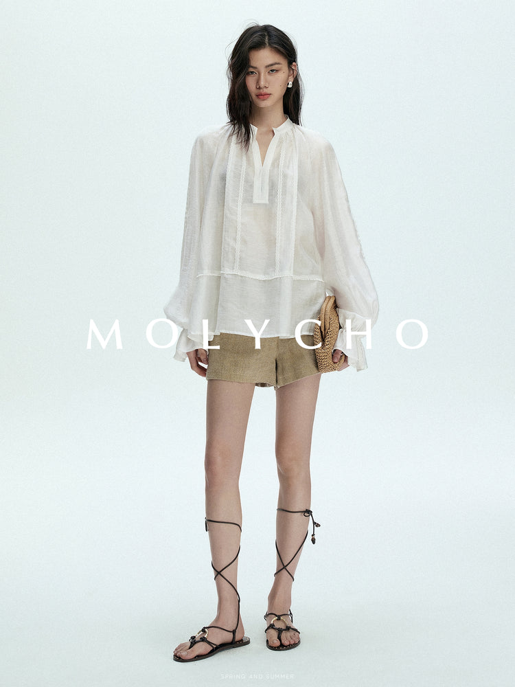 Bohemian-Style Transparent Blouse_BDHL7431