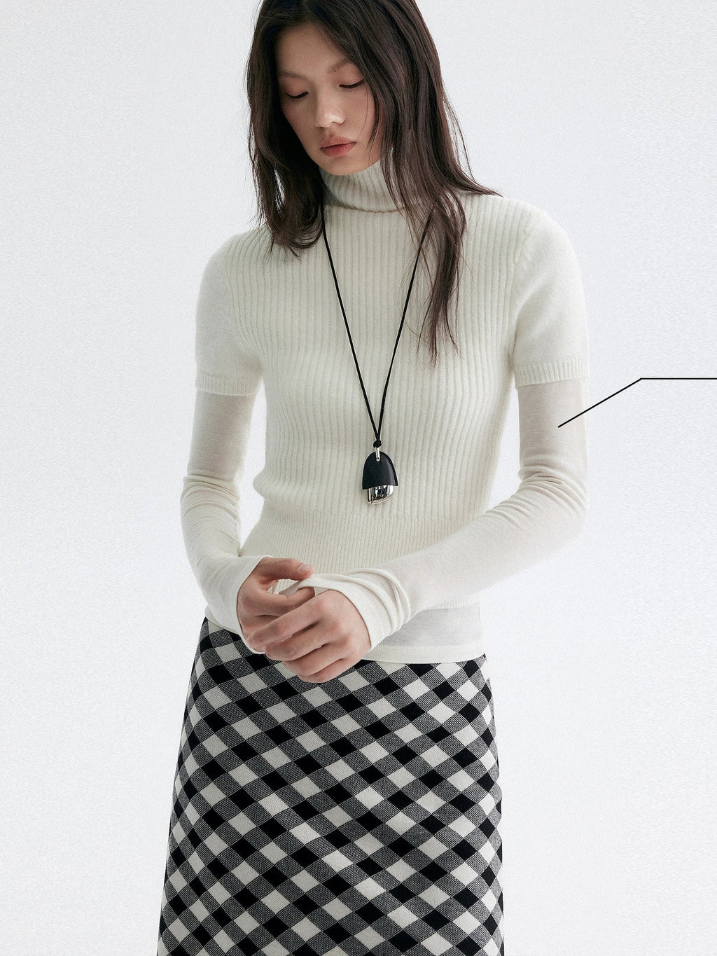 高領短針織上衣_BDHL7948