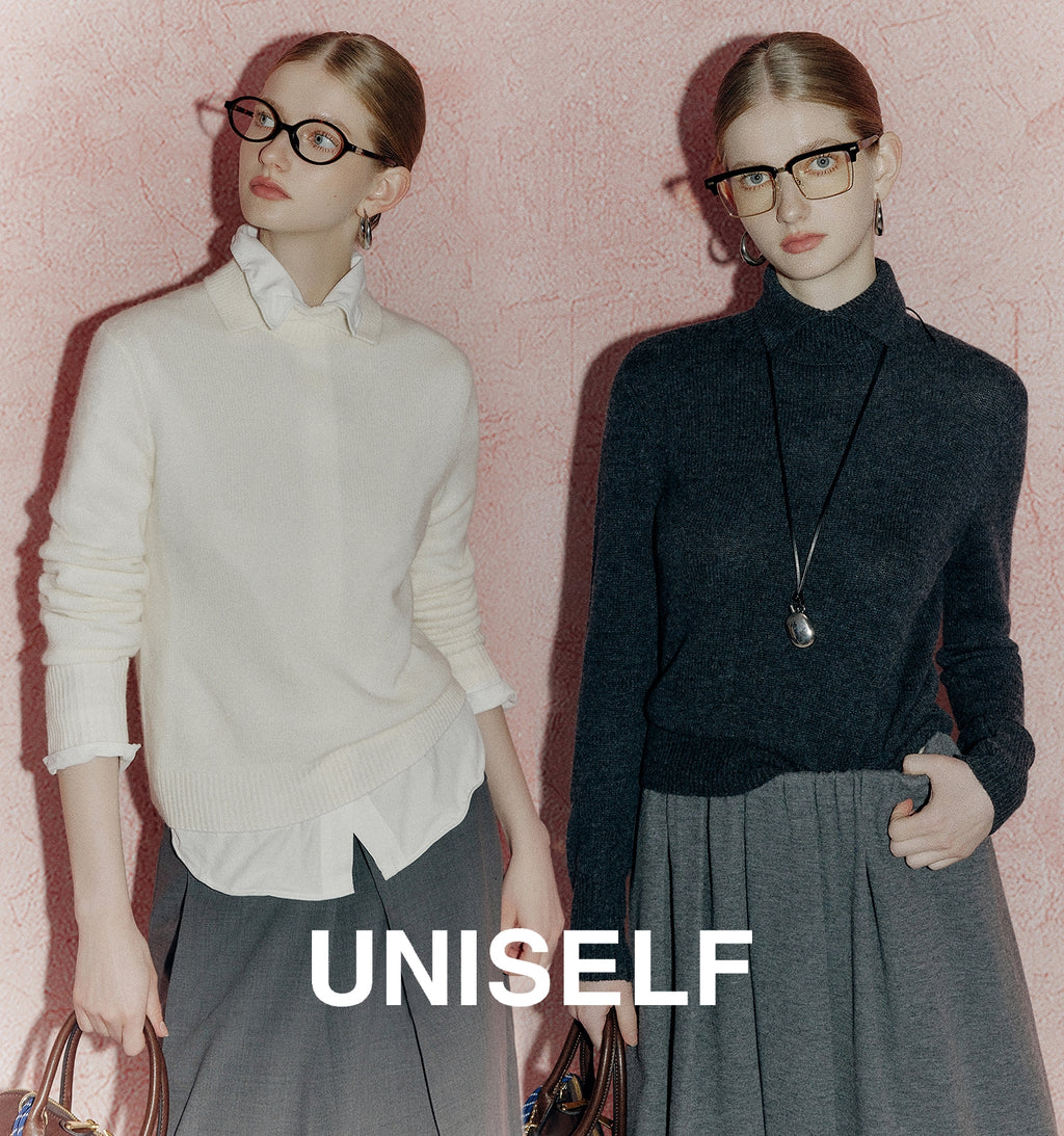 Collar Slim-Fit Knitted Tops_BDHL7720