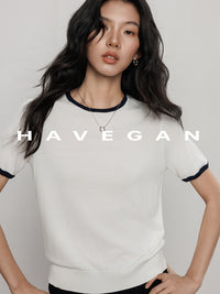 Lightweight Contrast Color Tops_BDHL7401