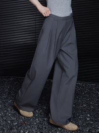 Luxury Draped Wide Straight Pants_BDHL6356