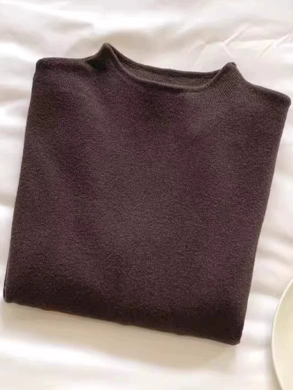 Stand-Collar sweater Or Knitted Vest_BDHL7819