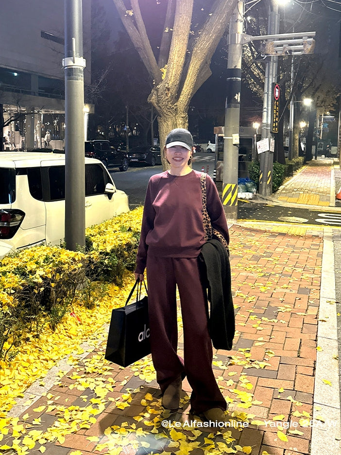 Sweat Hooded Tops Or Round-Neck Tops Or Pants_BDHL8044