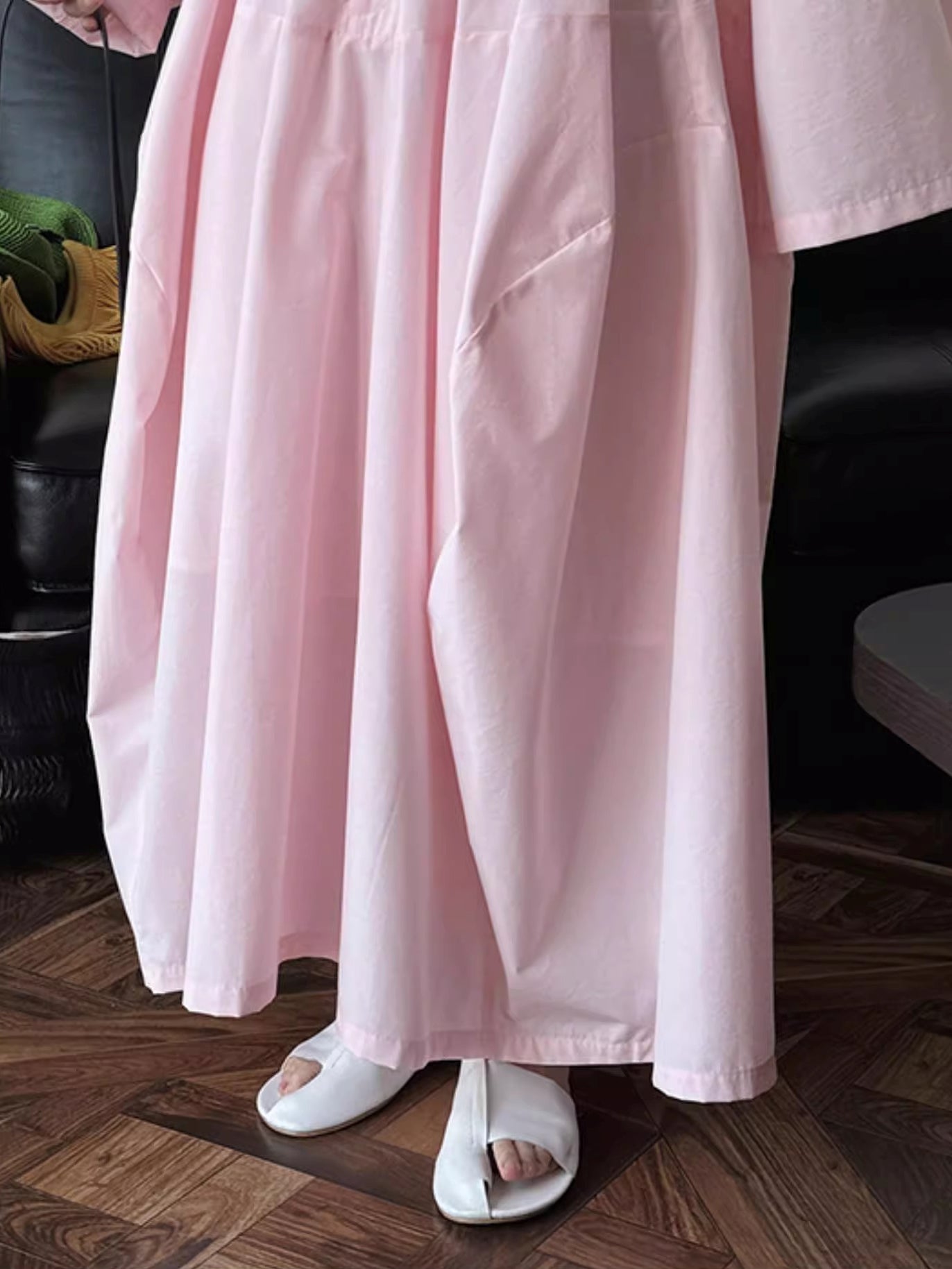 High-Waisted Long Skirt_BDHL7378