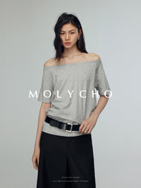 Relaxed Off-The-Shoulder Tops_BDHL7393