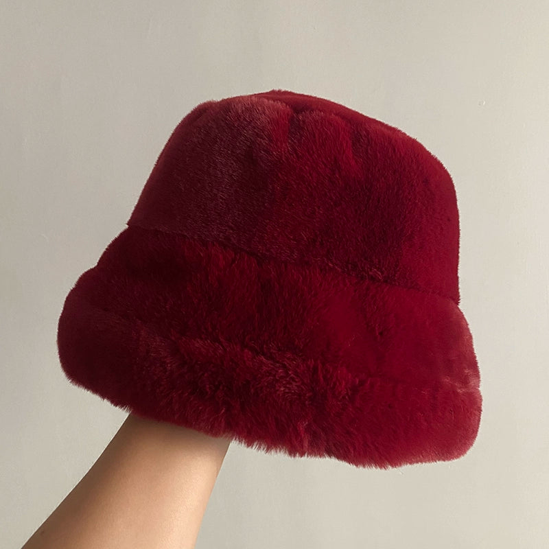 Winter thickened furry hat_BDHL5351