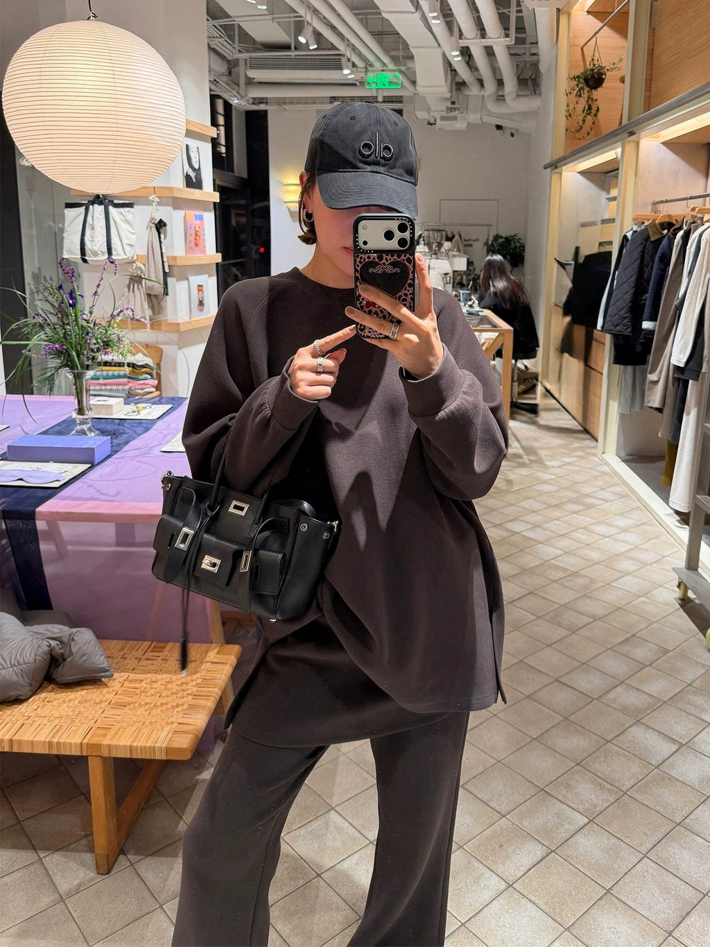 Loose-Fitting Sweatshirt Or Flared Skirt Pants_BDHL8007