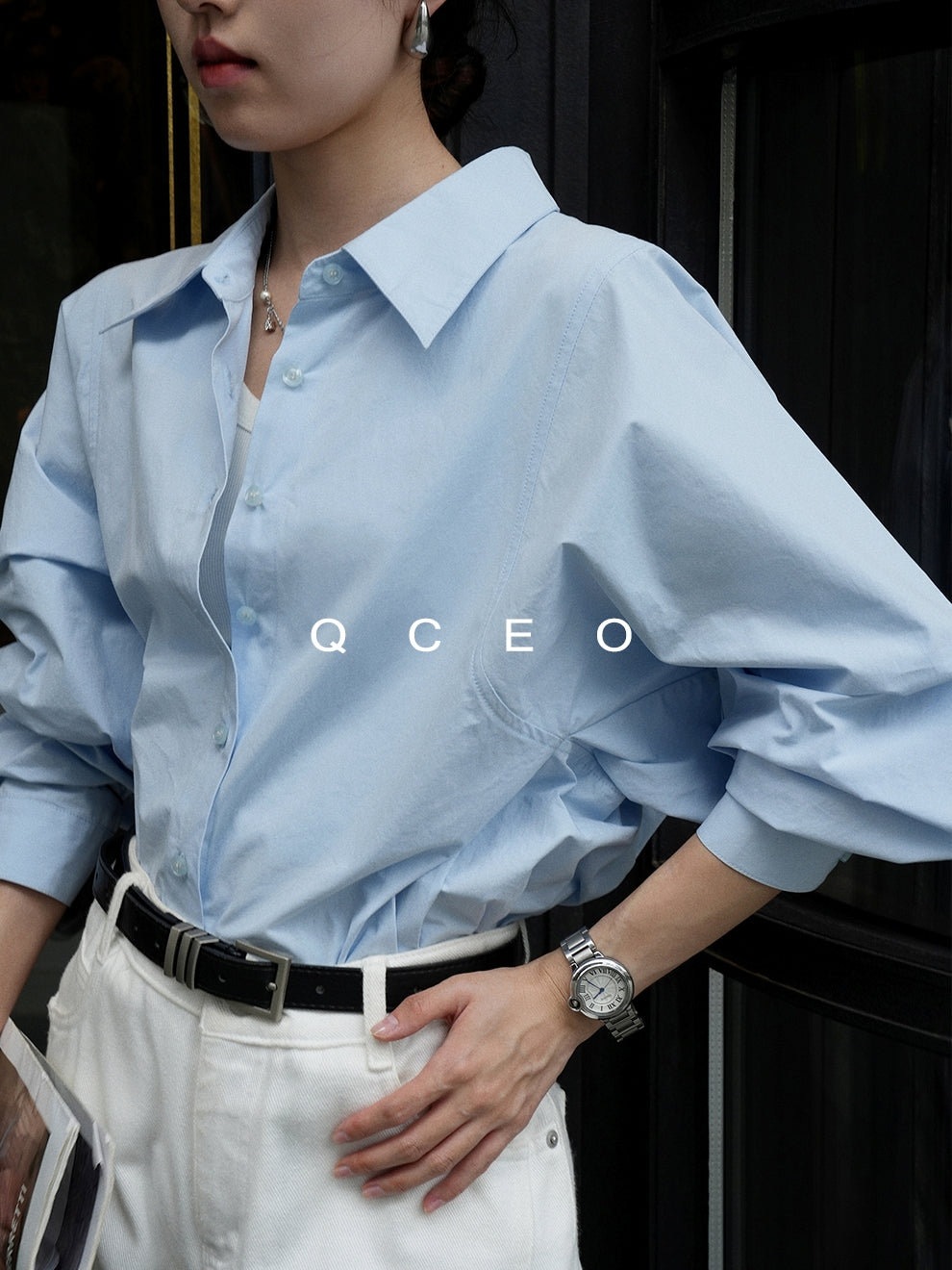 Loose-Fitting Silhouette Shirt_BDHL7744
