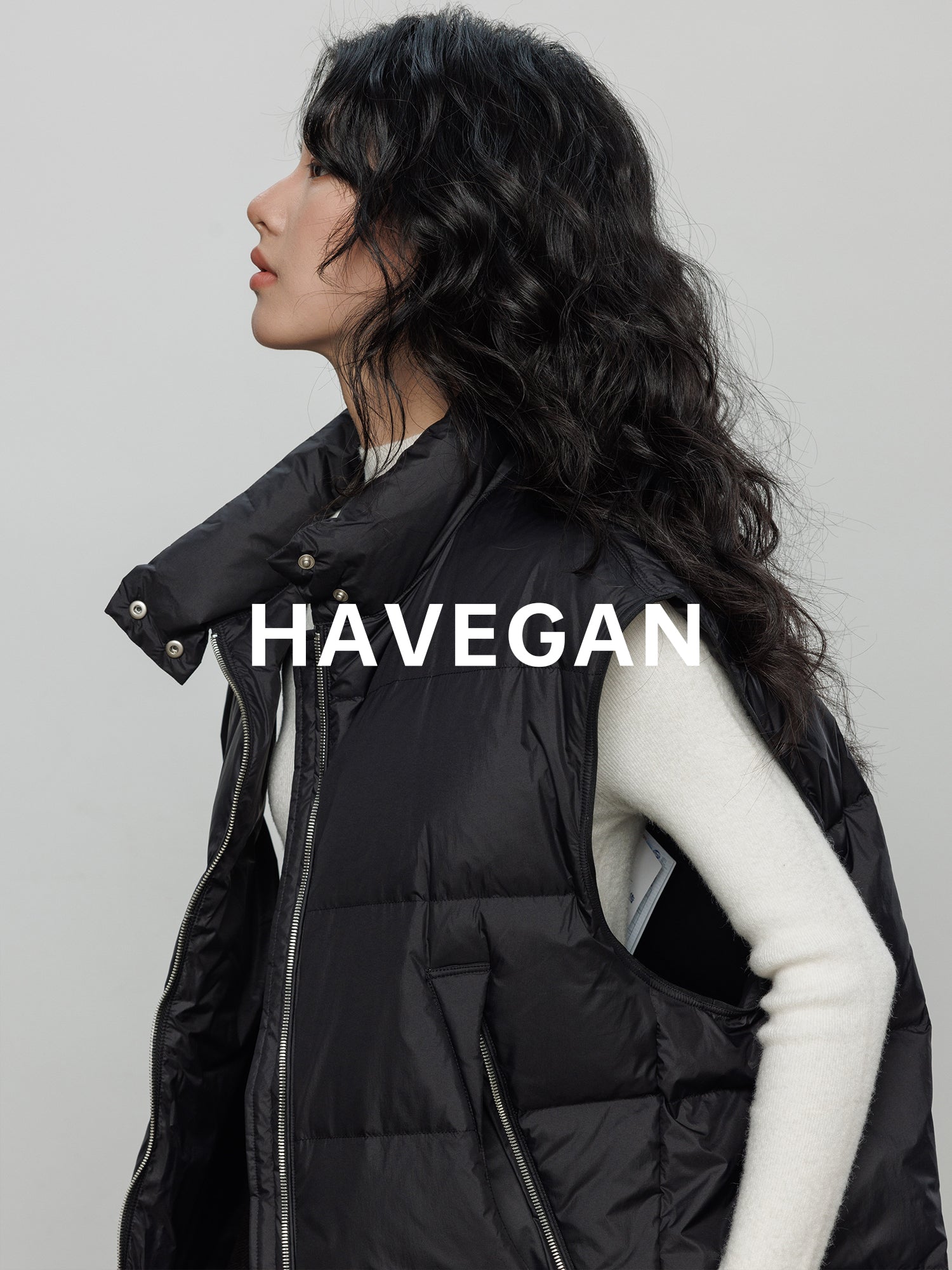 立領羽絨背心_BDHL7968