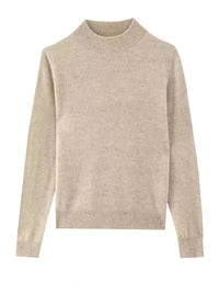 Half-Turtleneck Ribbed Knit_BDHL6543