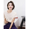Leopard Print Short Sleeve T-Shirt_BDHL8248
