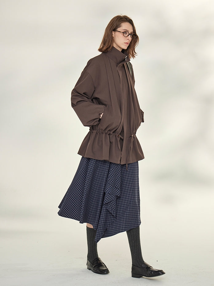 Slimming High-Waisted A-Line Skirt_BDHL7737