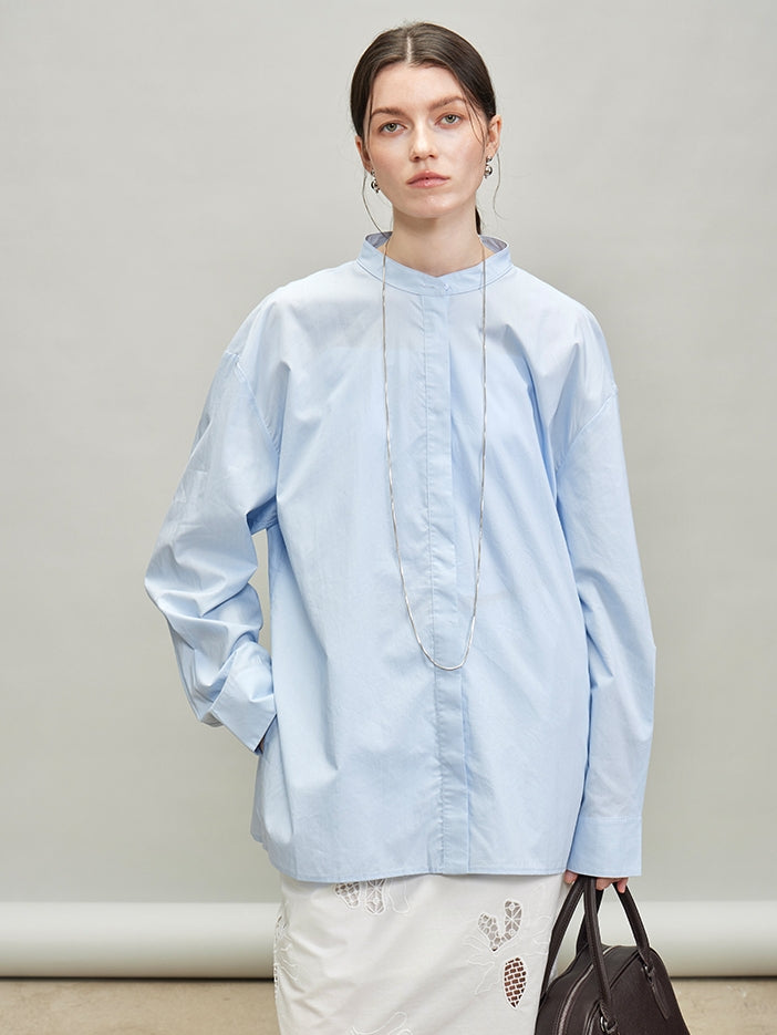 Back Drawstring Pleated Tops_BDHL7335