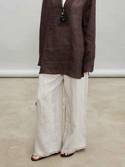 Loose Sleeveless Vest Or Wide Pants_BDHL7190