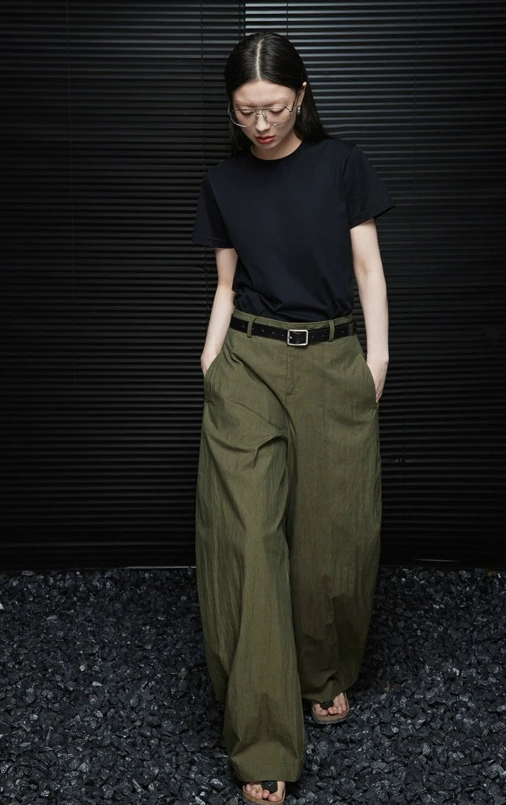 Loose Drape Thin Wide-Leg Pants_BDHL6040