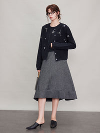 Vertical Cut A-Line Umbrella Skirt_BDHL6689