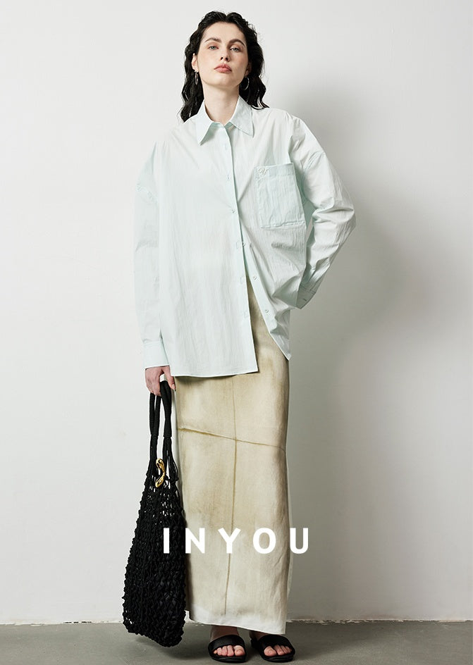 Thin Loose Silhouette Shirts_BDHL6357