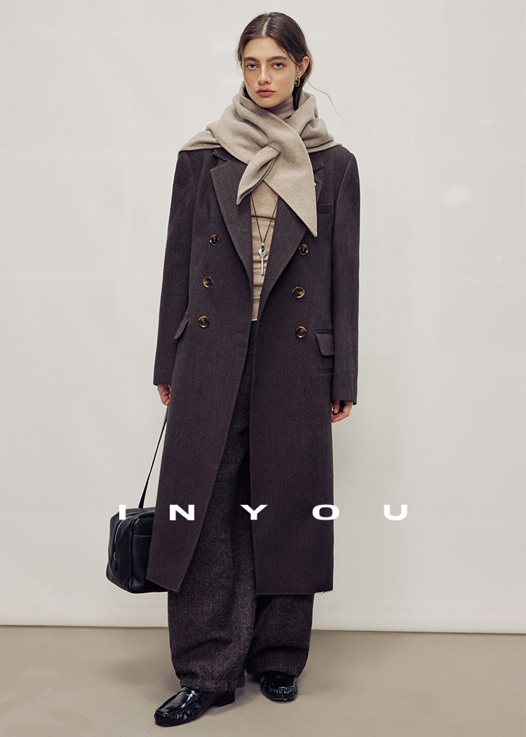 Lapel Collar Mid-Length Coat_BDHL7985