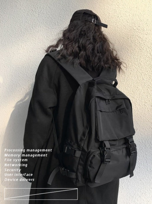 Large Capacity Black Backpack_BDHL6218