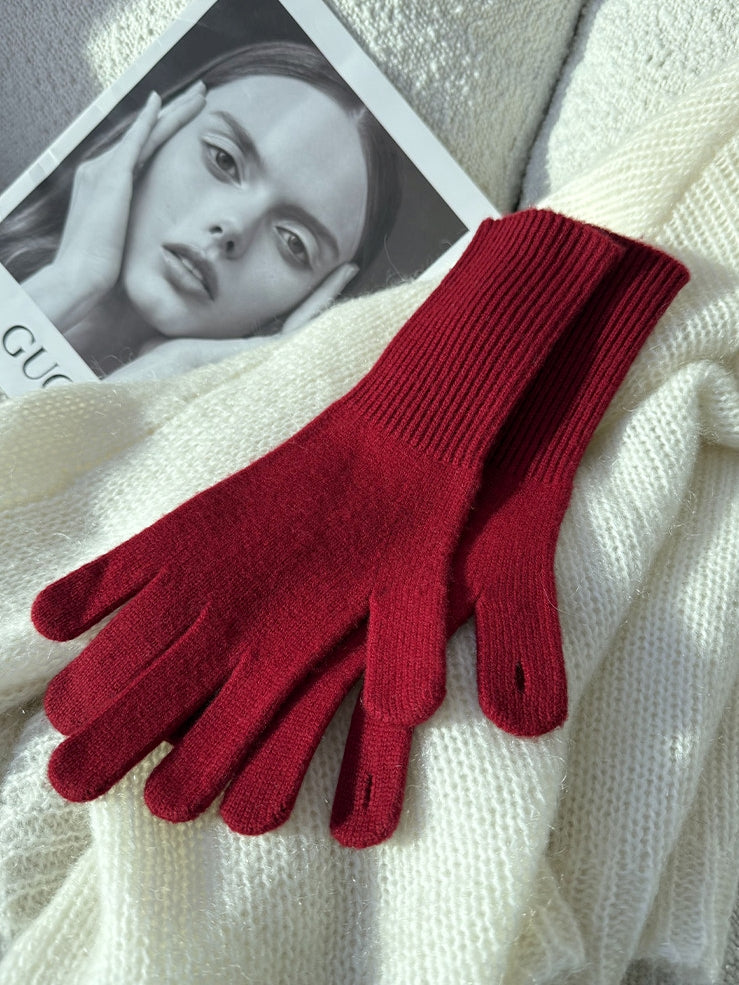 Knitted Short Scarf Or Gloves_BDHL8049