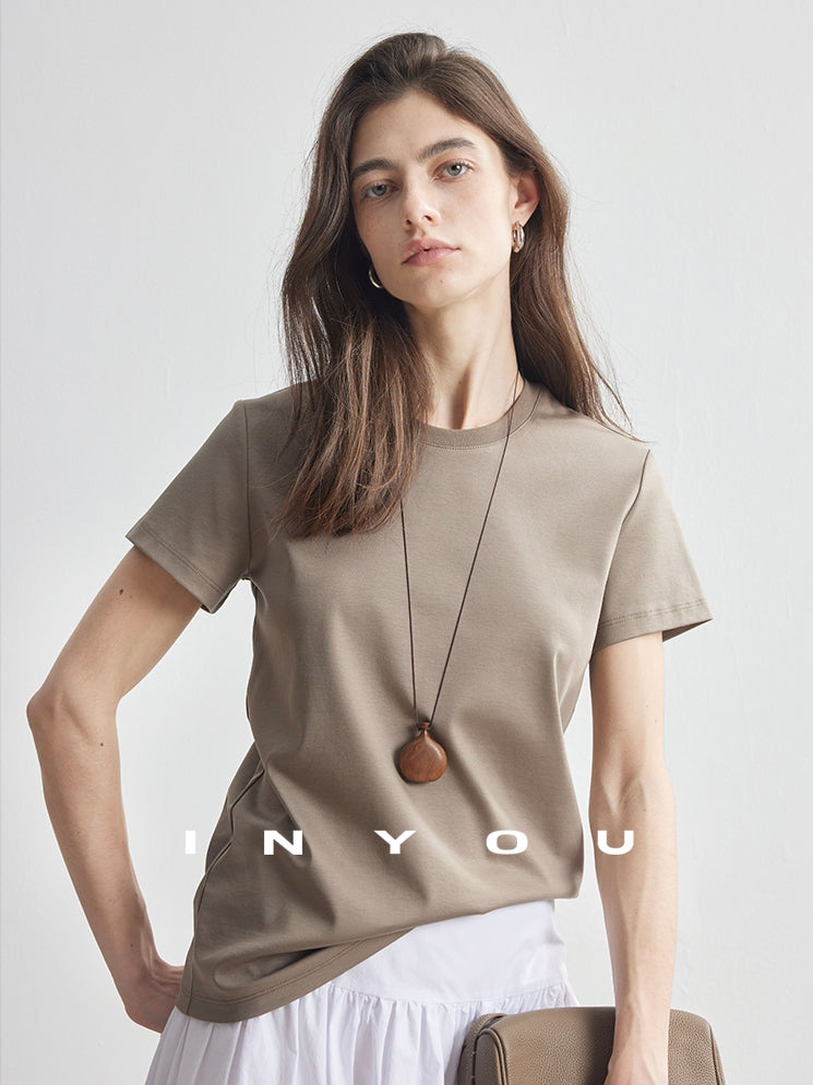 Straight Shoulder T-Shirt_BDHL7179