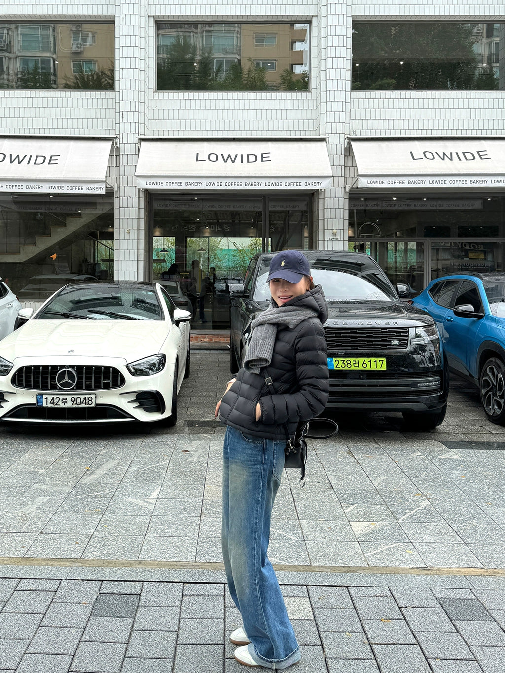 Light Slim Hooded Short Down Jacket_BDHL8028