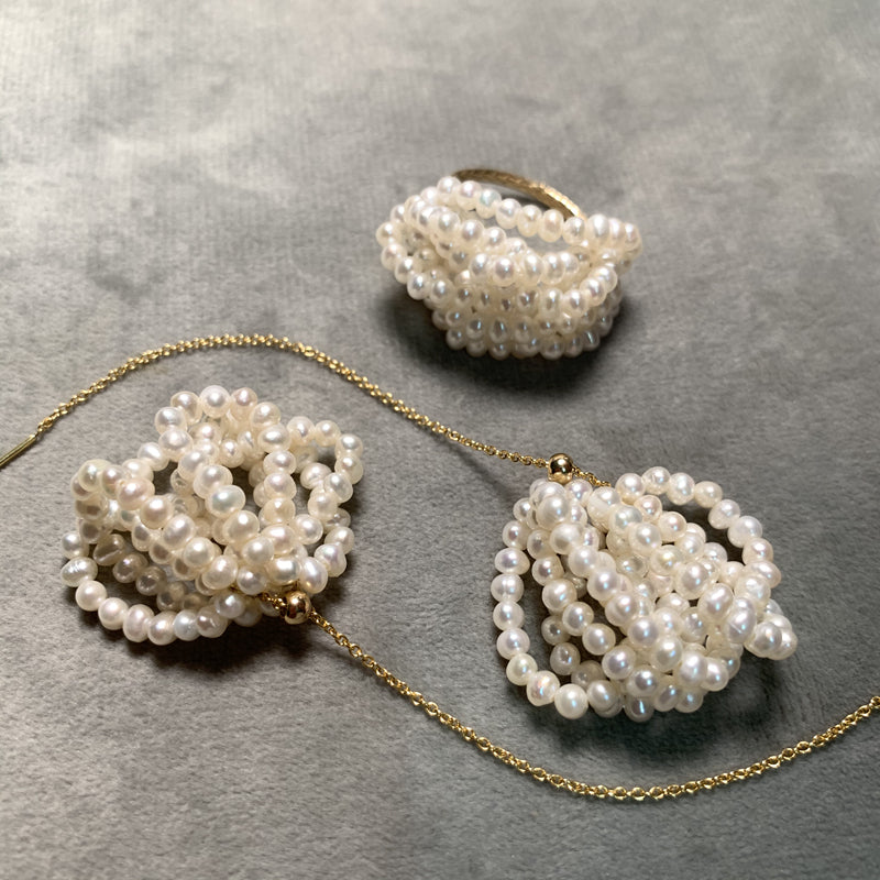 White pearl ring pierced_8833/LCHK/BDHL5572