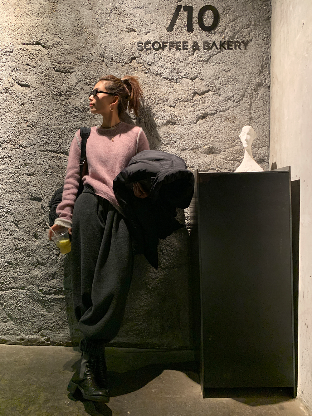 Round Neck Mohair Knite_BDHL5417