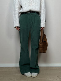 Retro Corduroy Bootcut Pants_BDHL6854