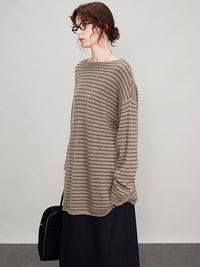 Retro Lazy Knit Pullover_BDHL6685