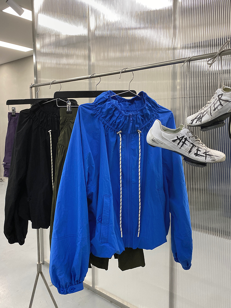 String Collar Short Length Jacket_BDHL7251