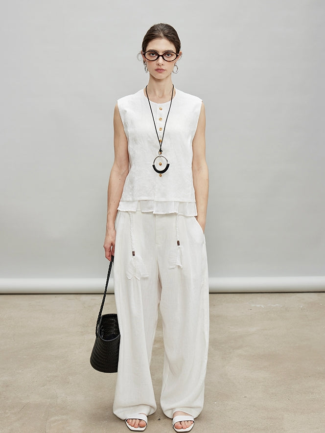 Fake Two-Piece Short Vest_BDHL7189