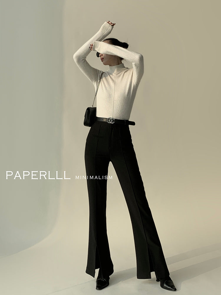 High-Neck Slim Knit Tops_BDHL8021