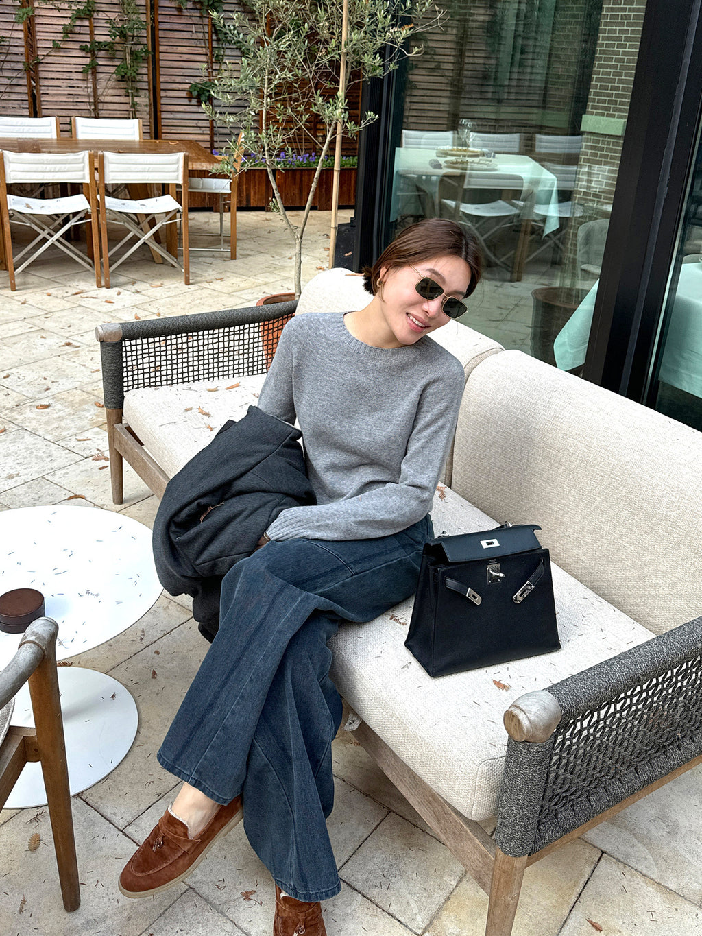 Lazy Seamless Knit Tops_BDHL8125