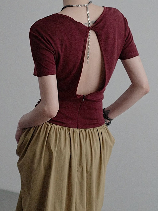 Backless Docking Dress_BDHL7588
