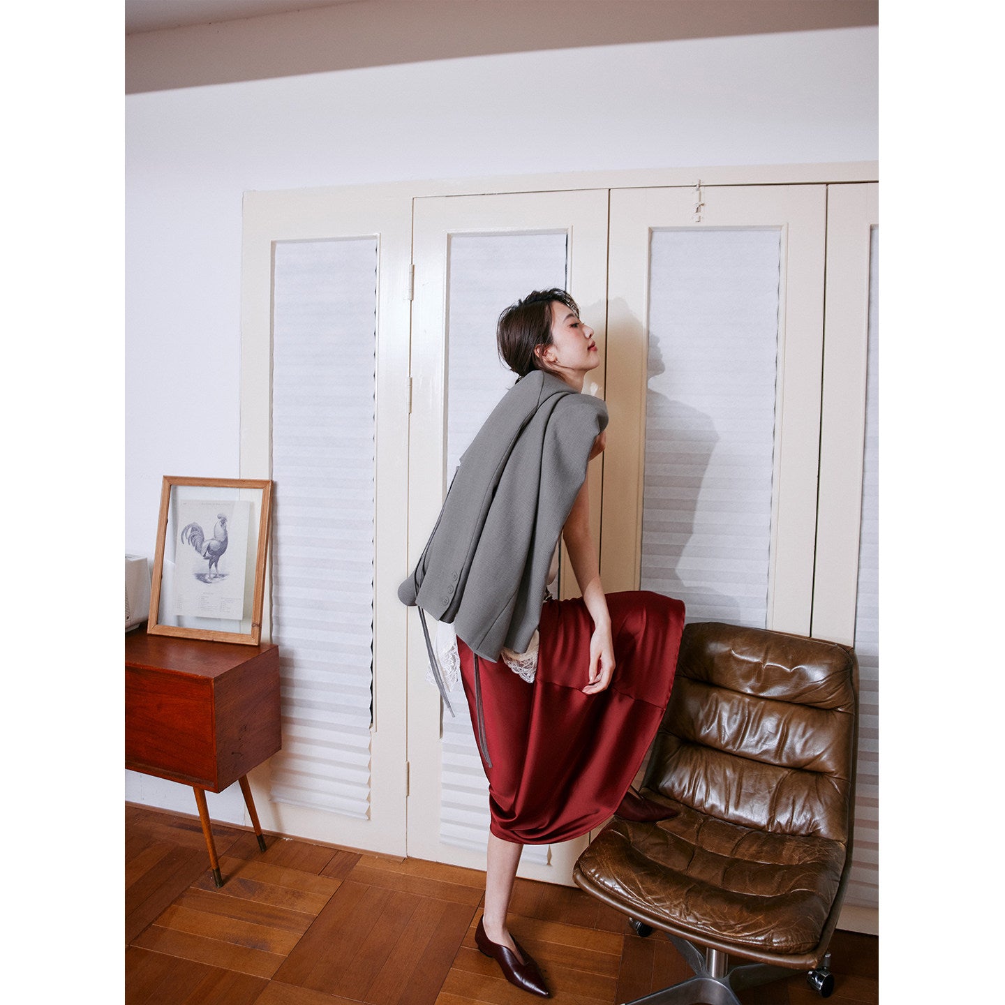 Bias-Cut Satin Midi Skirt_BDHL8238