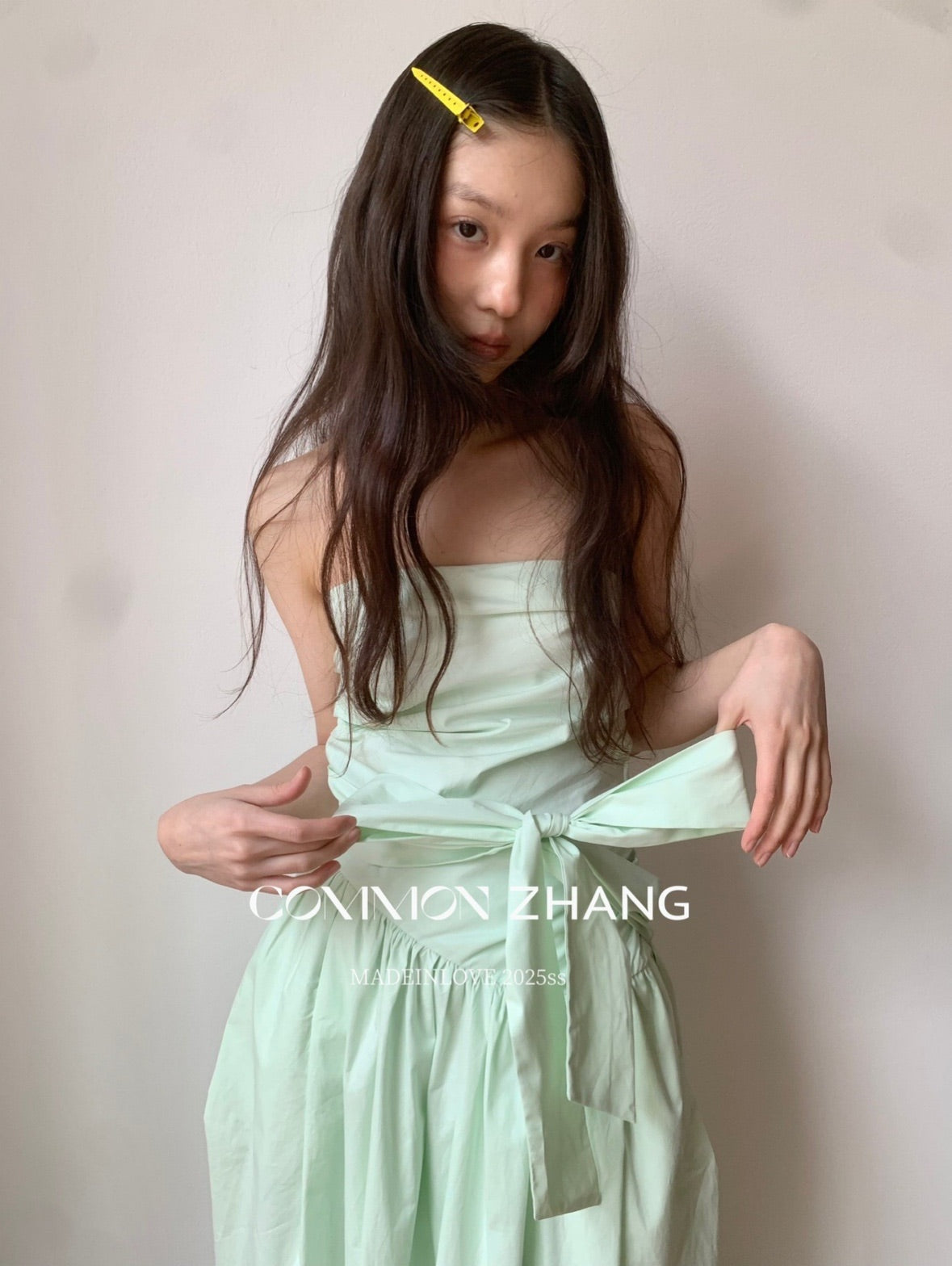 Ribbon A-Line Tube Top Dress_BDHL7565
