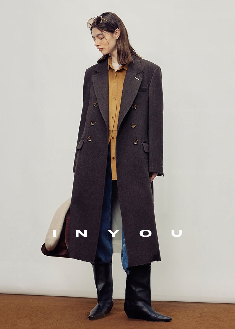 Lapel Collar Mid-Length Coat_BDHL7985